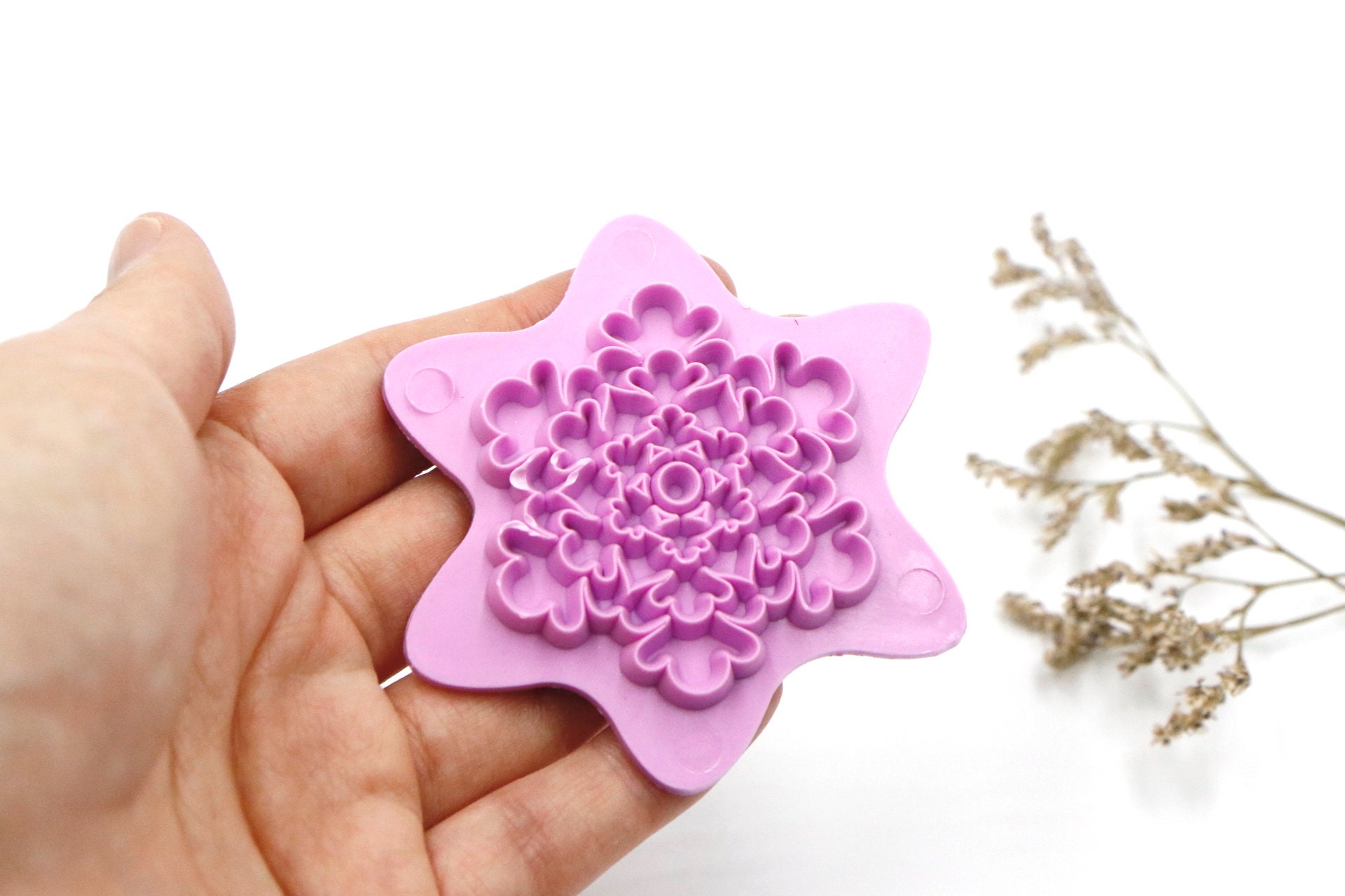 Clay Embossing Texture Stamp / Pattern Embosser 7cm Baking Etsy México