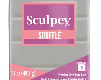 Sculpey Souffle Concrete 6645 48g - Polymer Clay Supplies Tools
