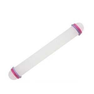 Roller / Rolling Pin - 23cm Anti-Stick Acryl - met Verwijderbare afstandsringen - Polymeer Klei Benodigdheden