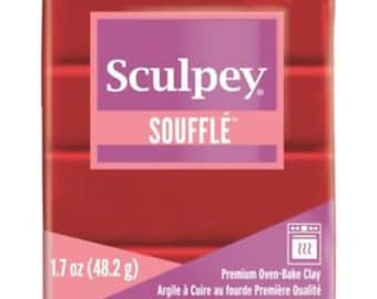 Sculpey Souffle Cherry Pie 6083 48g - Polymer Clay Supplies Tools
