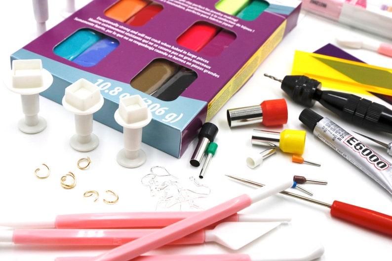 Polymer Clay Earrings Bundle Start up Kit Sculpey Premo Etsy Australia