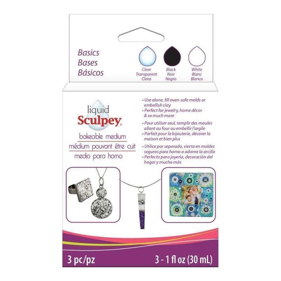 Liquid Polymer Clay Sculpey Basics Bakable Medium 3 Etsy