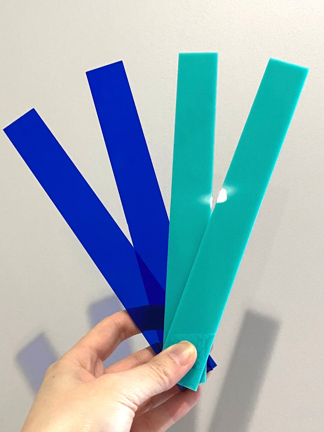 Rolling Pin Depth Guides Set 3mm & 5mm Thick Acrylic Polymer Clay Tools