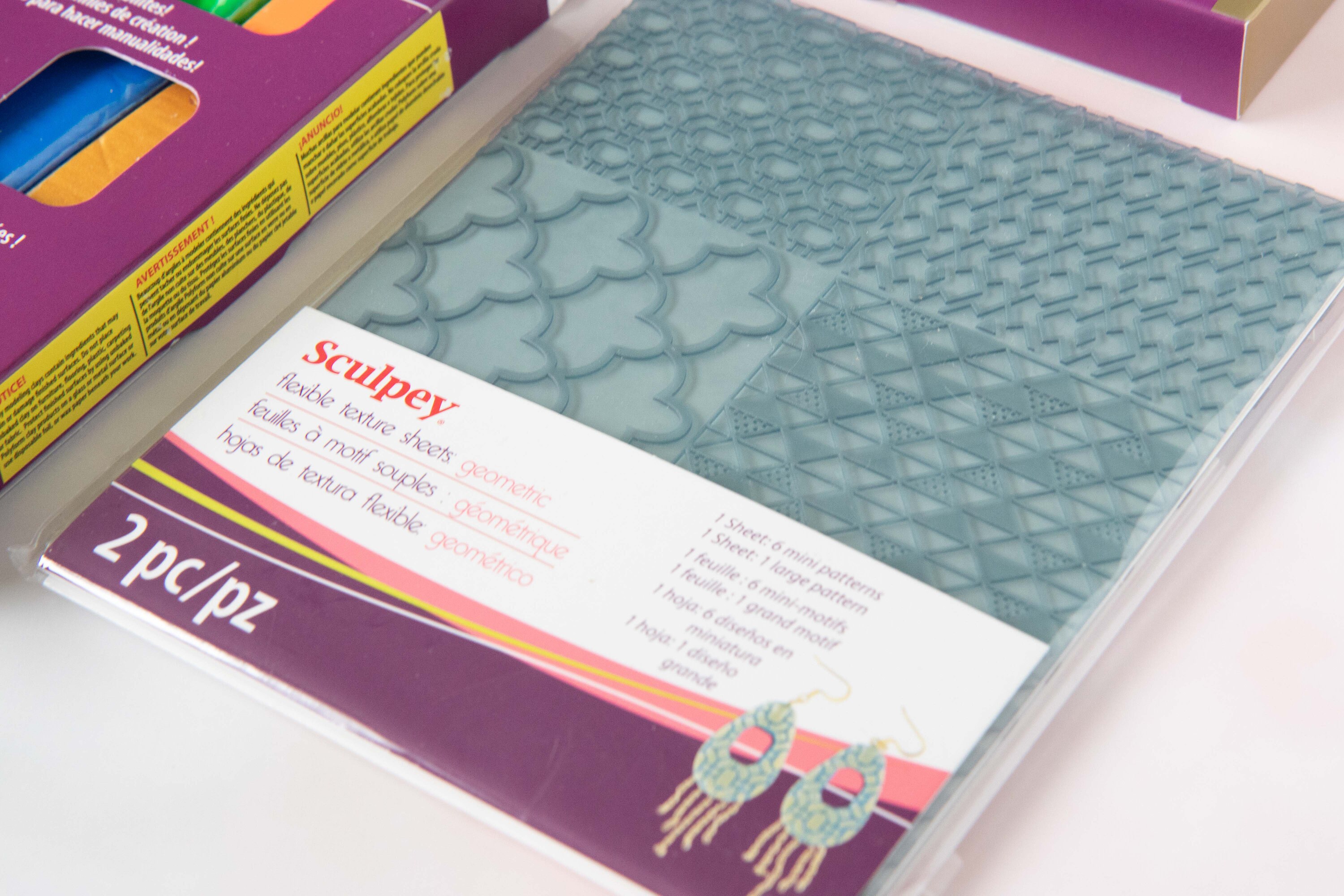 Polymer Clay & Texture Sheet Bundle Kit Sculpey Premo Multi Etsy