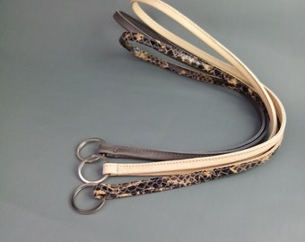 Echt Leder Schlüsselband lang/ Lanyard/ Schlüsselanhänger mit Ring/ Anhänger für Schlüssel/ Ausweisband/ Geschenk für Männer oder Frauen