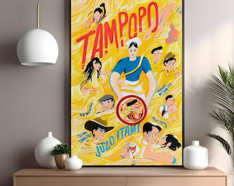 Tampopo-Filmplakate, Leinwandposter, Vintage-Poster, Wohndekoration, Weihnachtsgeschenke, personalisierte Poster
