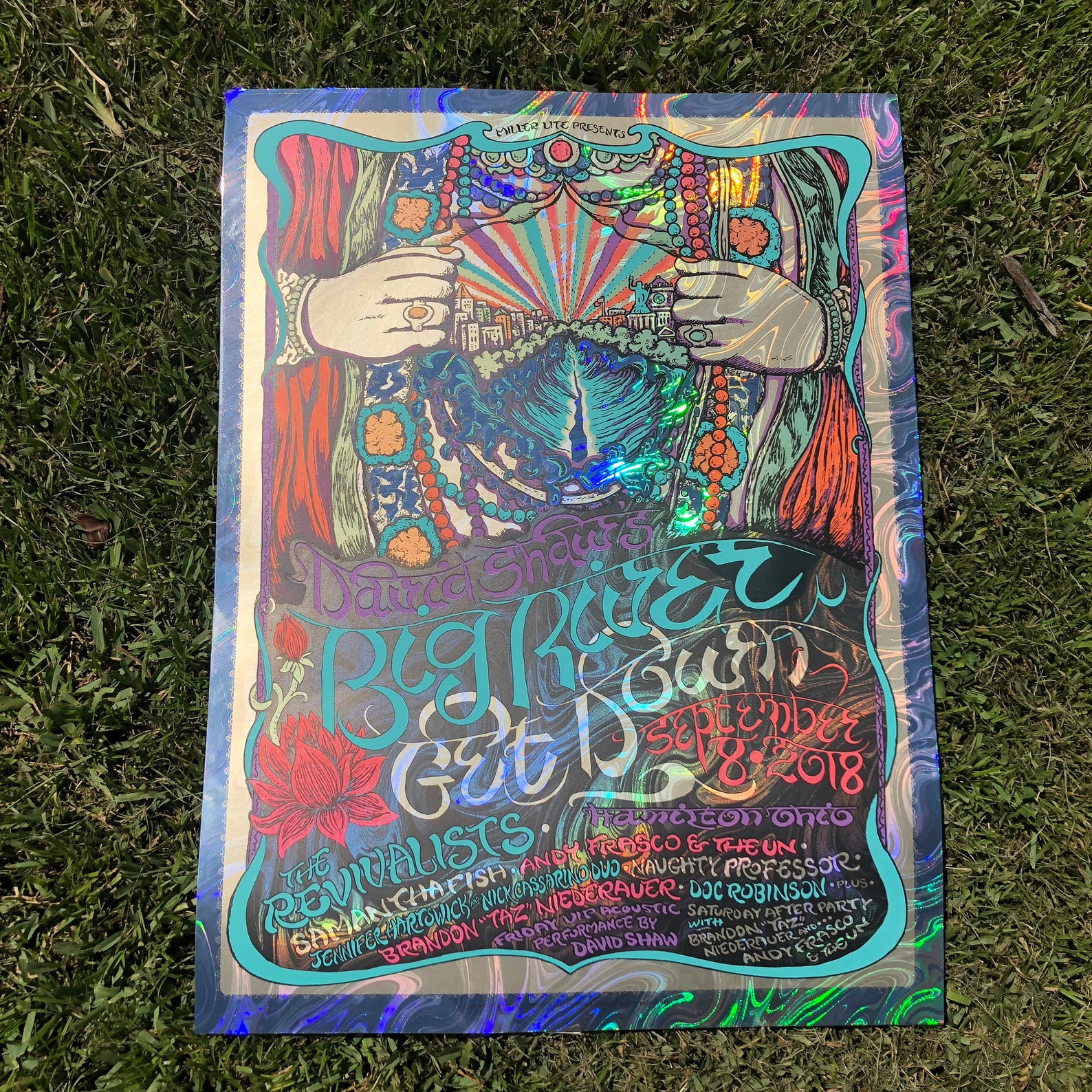 2018 Big River Get Down FOIL VARIANT poster Etsy