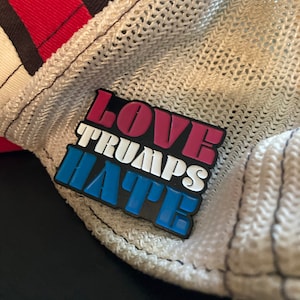 Love Trumps Hate pin