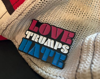 Love Trumps Hate pin