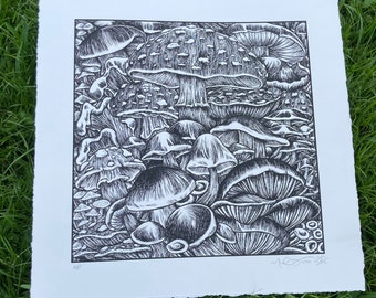 Fungi Forest art print