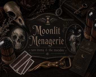 Moonlit Menagerie Mystery Box: Rare Macabre Curated Items, Rituals, Oddities