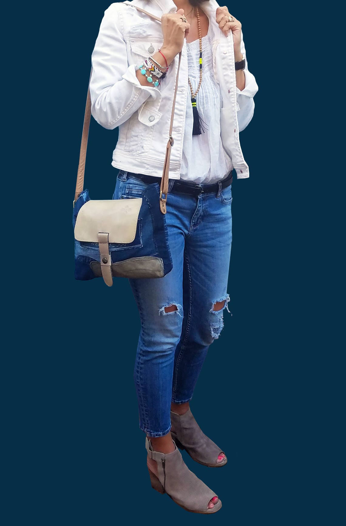 Denim Crossbody Bags for Women