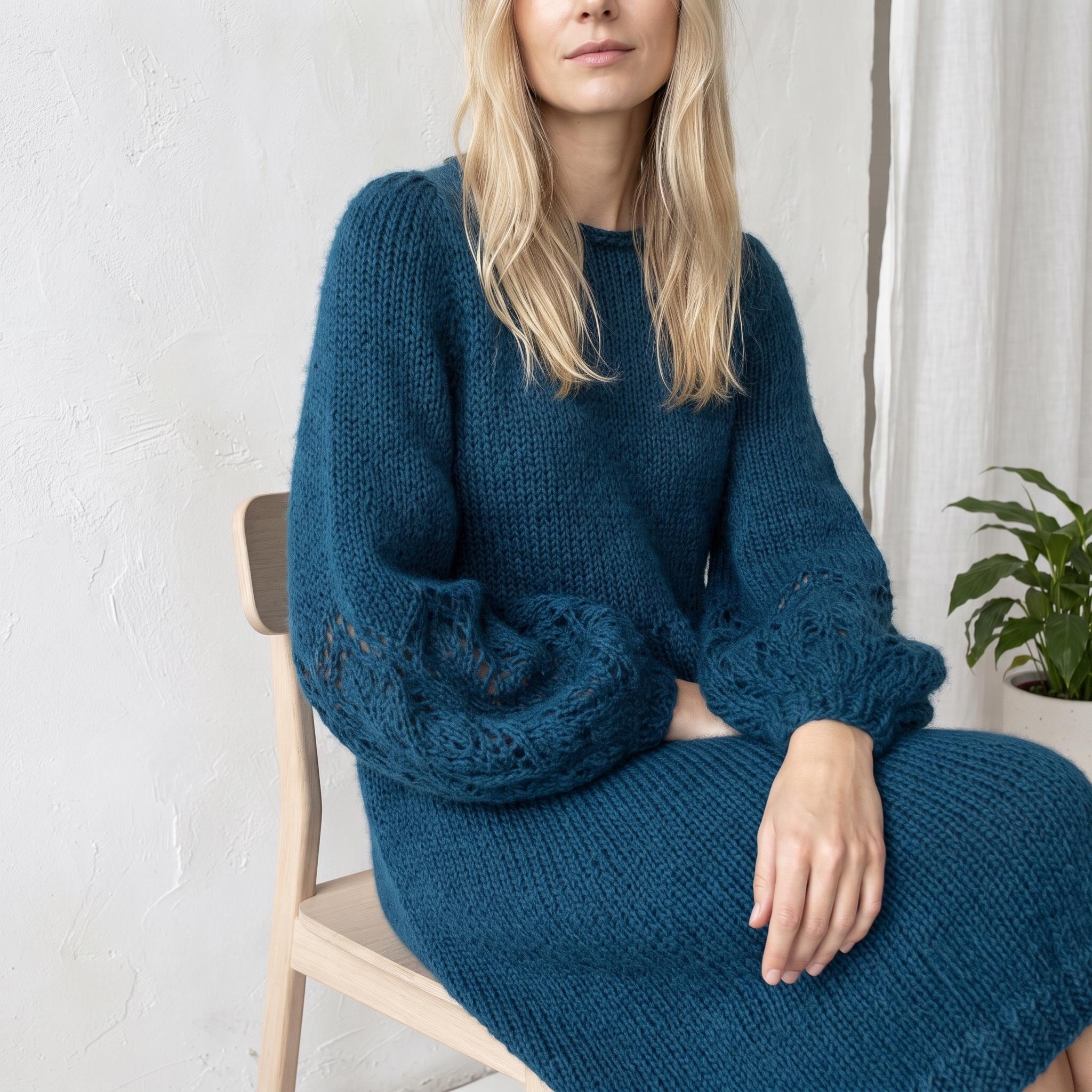 leeah lace knit dress Womens Pattern VAMOS A LA PLAYA
