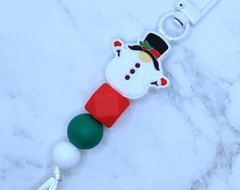 Snowman Gonk / Gnome Christmas Bag Swag Keychain