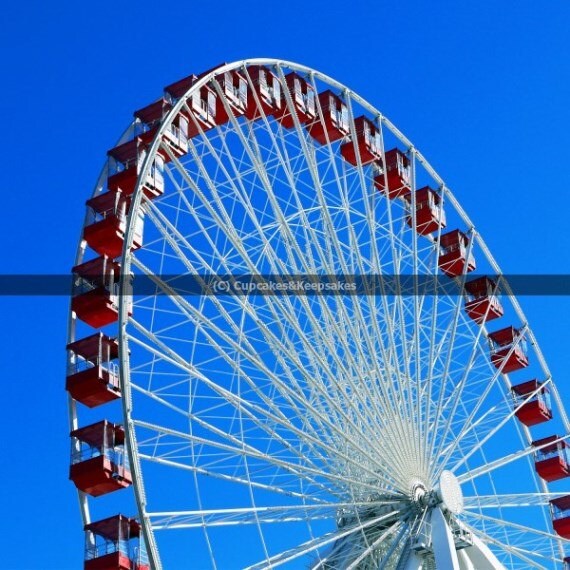 Chicago wheel in the Sky Fine Art Photograph Etsy