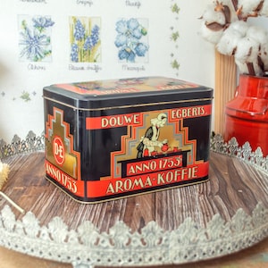 Vintage coffee canister tin - Etsy 日本