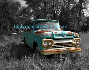 My old truck /46 plymouth       11x14 prints