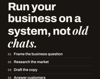 Notion Business OS Template for Small Business Owners, AI Workflow System, ChatGPT & Claude Prompts, Solopreneur Digital Download