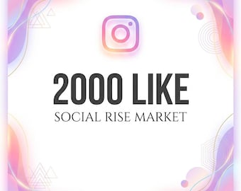 2000 Instagram-likes, boost voor sociale media-betrokkenheid (digitale dienst)