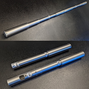 V3.2 Titanium Telescopic Bo Staff - Springloaded Escrima Detatchable