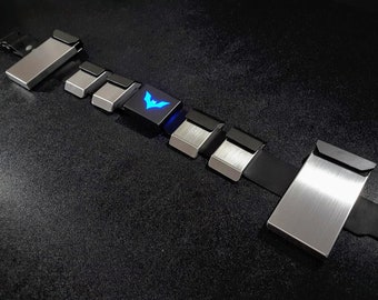 V2.0 Metal Utility Belt - Cell Pouch and LED Belt Buckle Variant