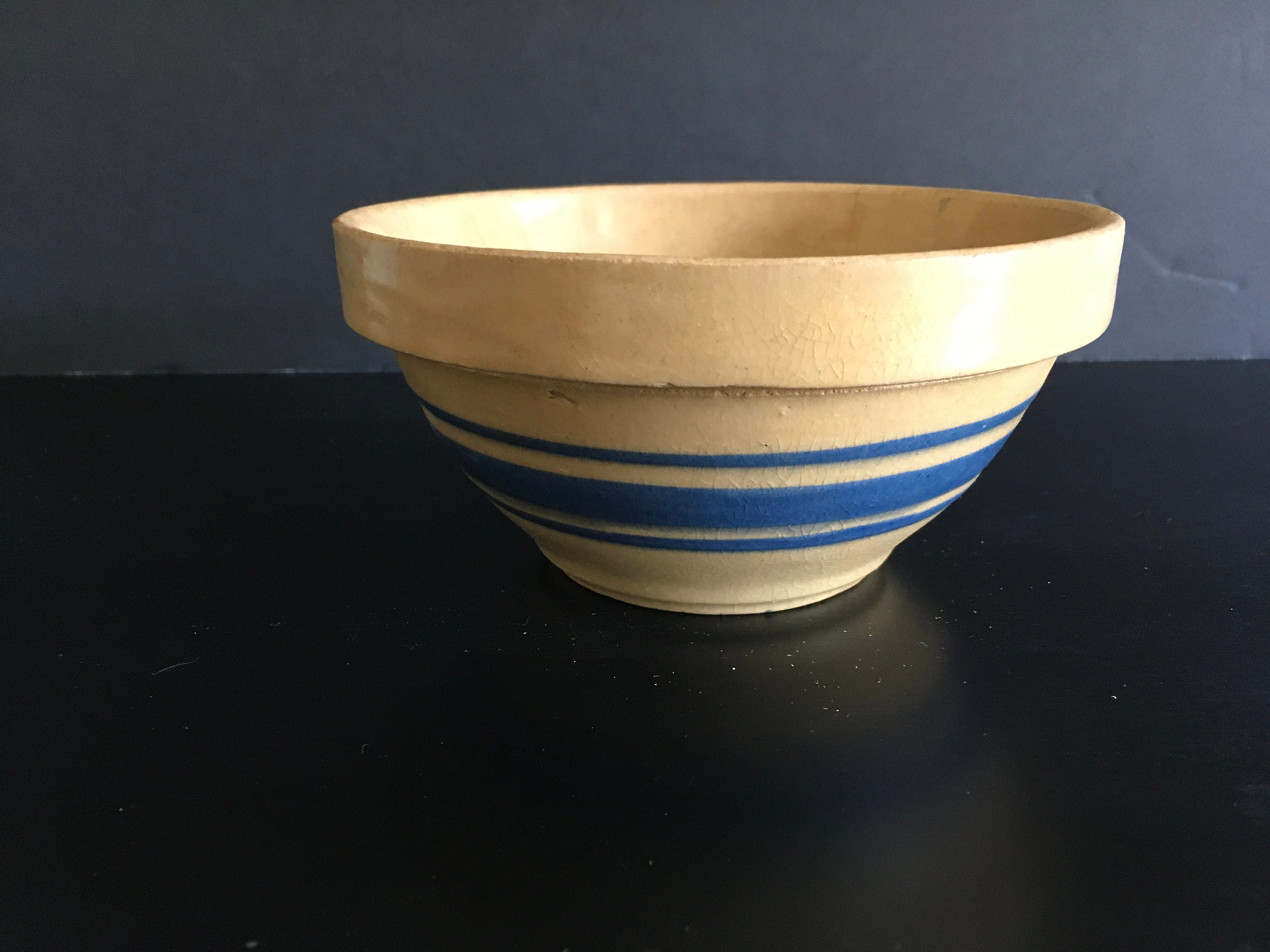 A Non-Pattern Glazed Small Mixing Bowl – Always Azul Pottery