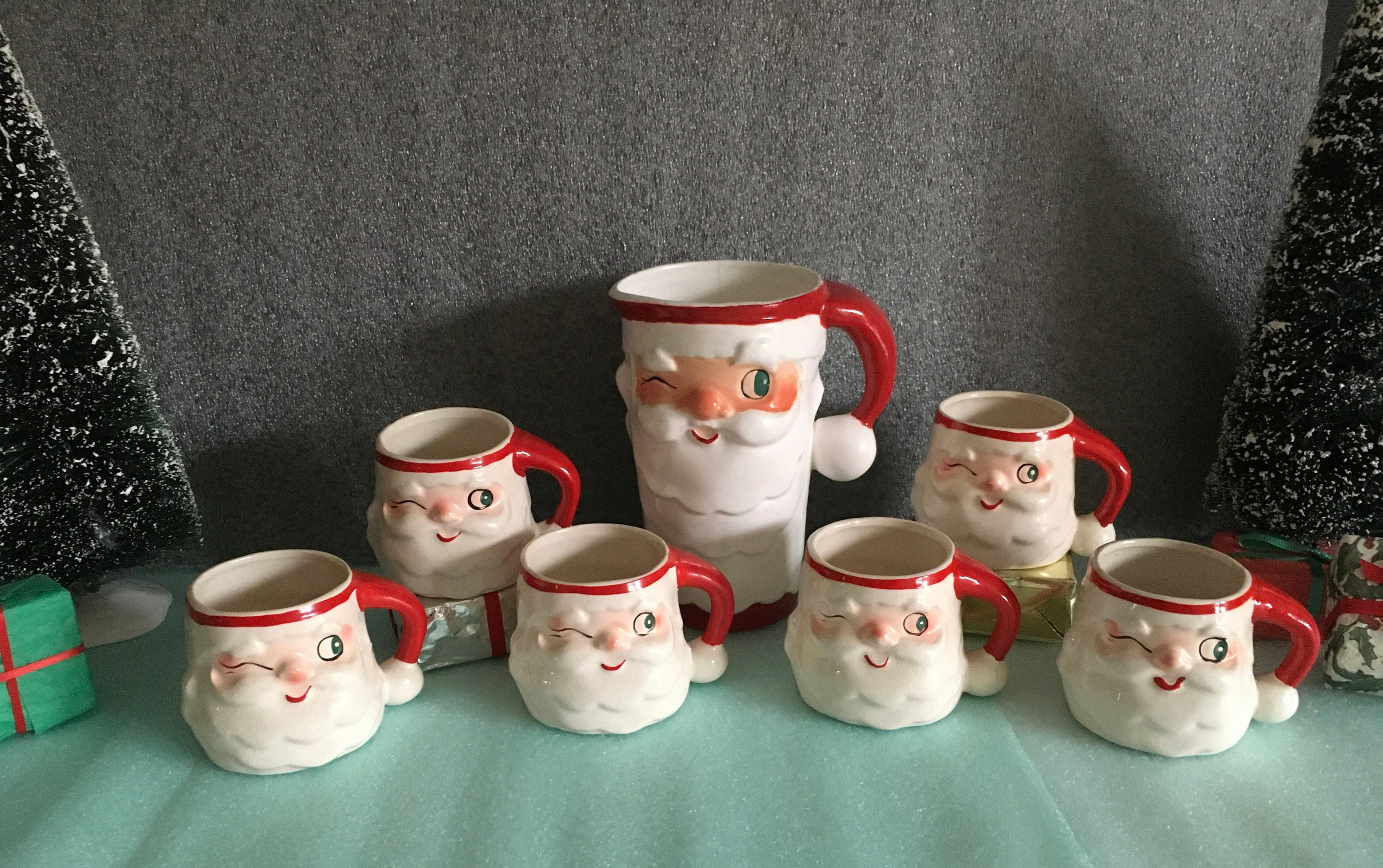 1959 Holt Howard Santa Mug - Etsy