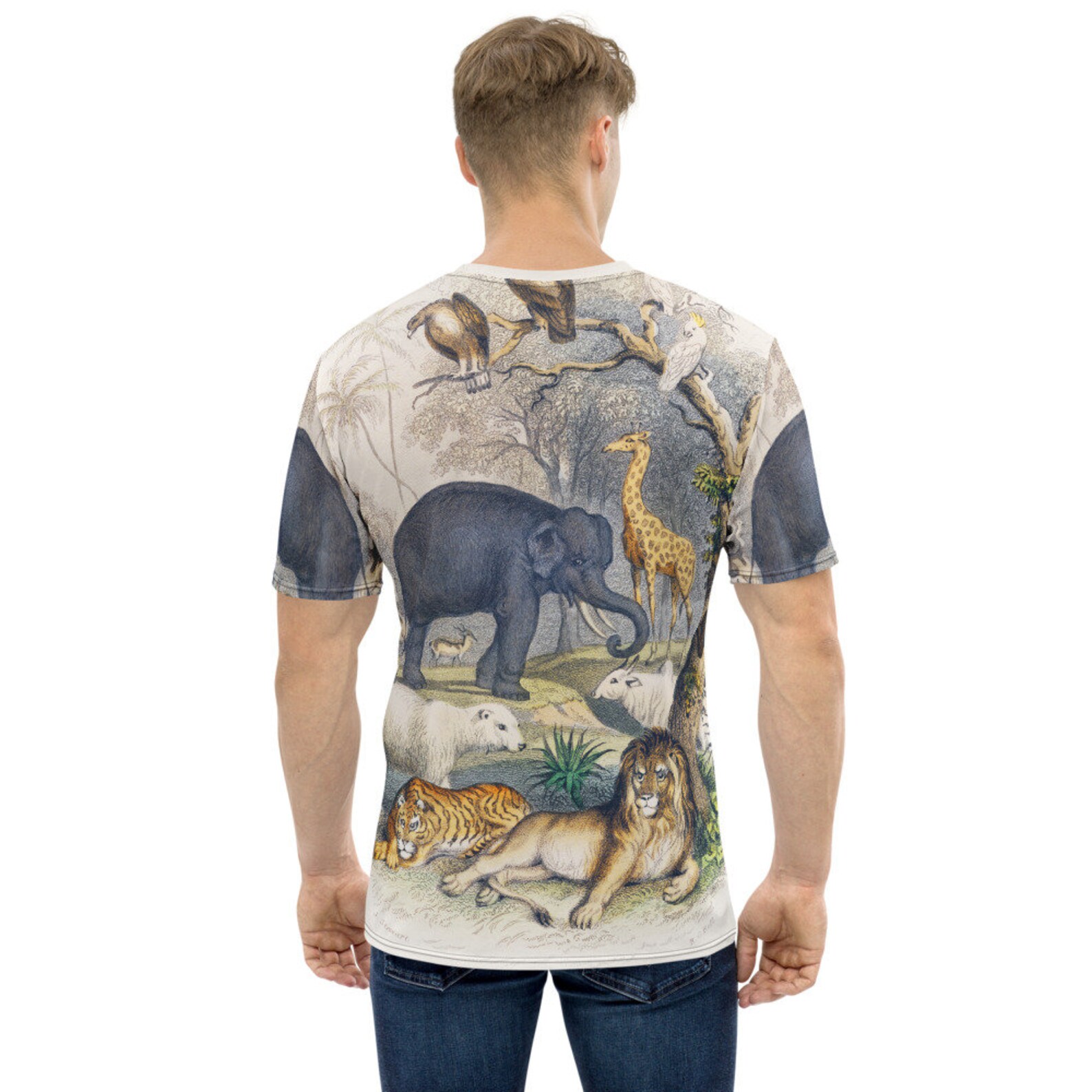 Jungle shirt Jungle animal shirt Tropical jungle shirt Safari Etsy