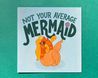 Reverse Mermaid | Wall Art | Mini-Print