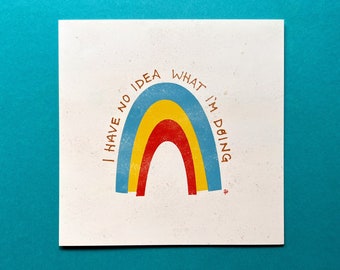 No Idea Rainbow |  Wall Art | Mini-Print