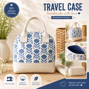 Stapsgewijze foto's voor het maken van een Heritage hobo tas, Harper moderne tote bag, doe-het-zelf handtas met rits, handleiding voor het maken van tassen voor gevorderden*inclusief doe-het-zelf patroon