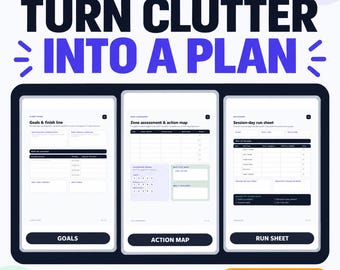 Professional Organizer Client Intake Form Canva Template, Home Assessment & Session Plan