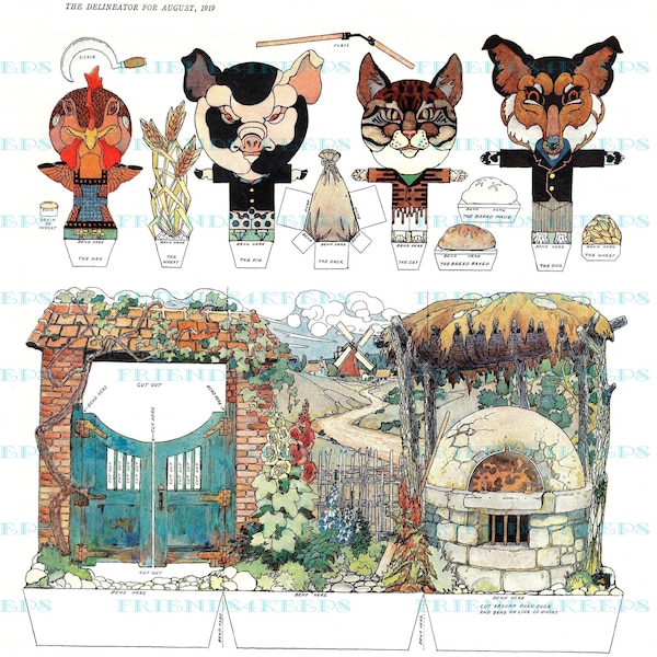 Little Red Hen - Etsy