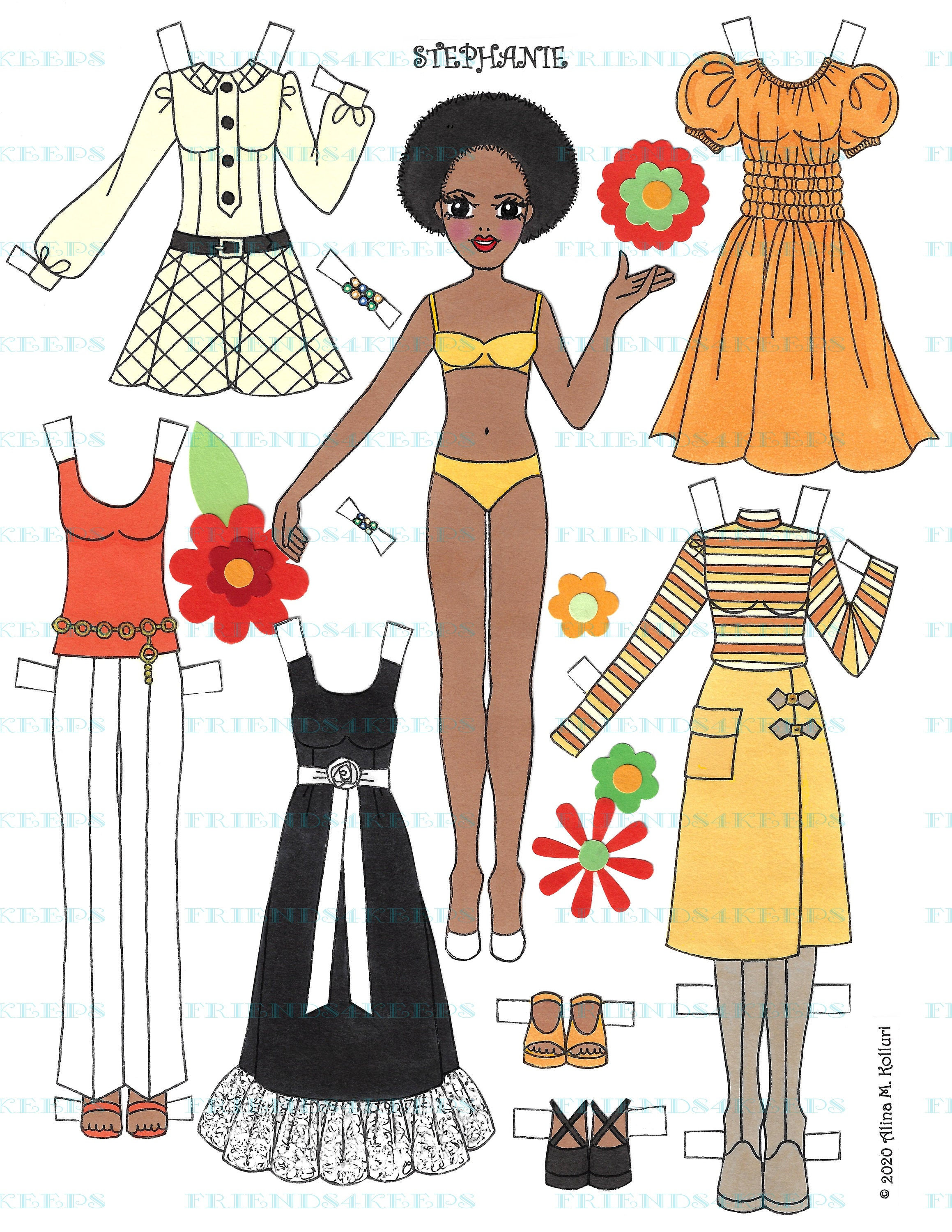 Printable MOD DOLLIES stephanie Instant Download 1 - Etsy Finland