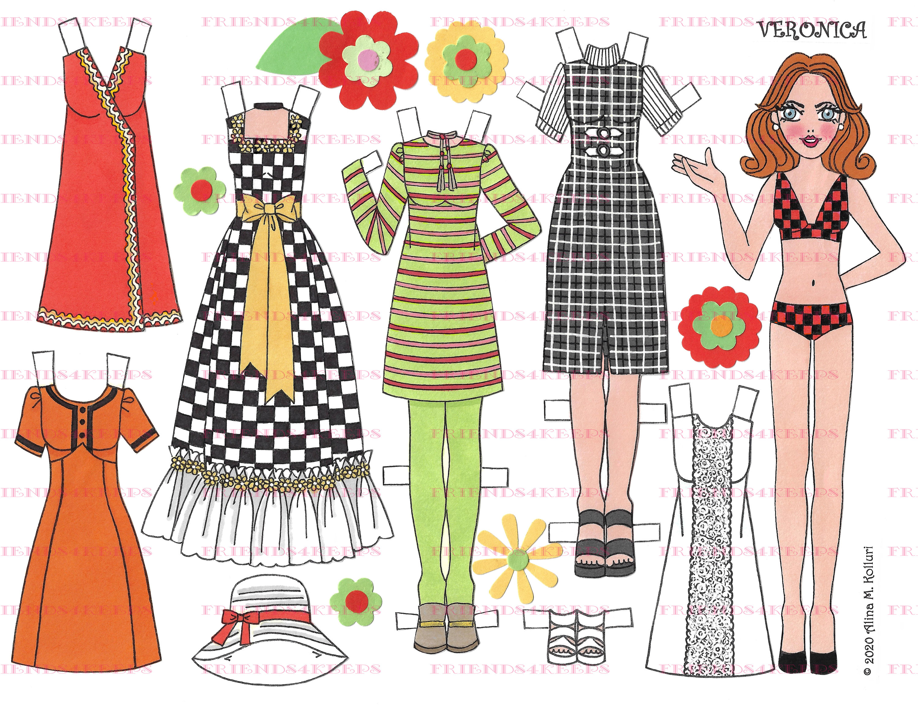 Printable MOD DOLLIES 