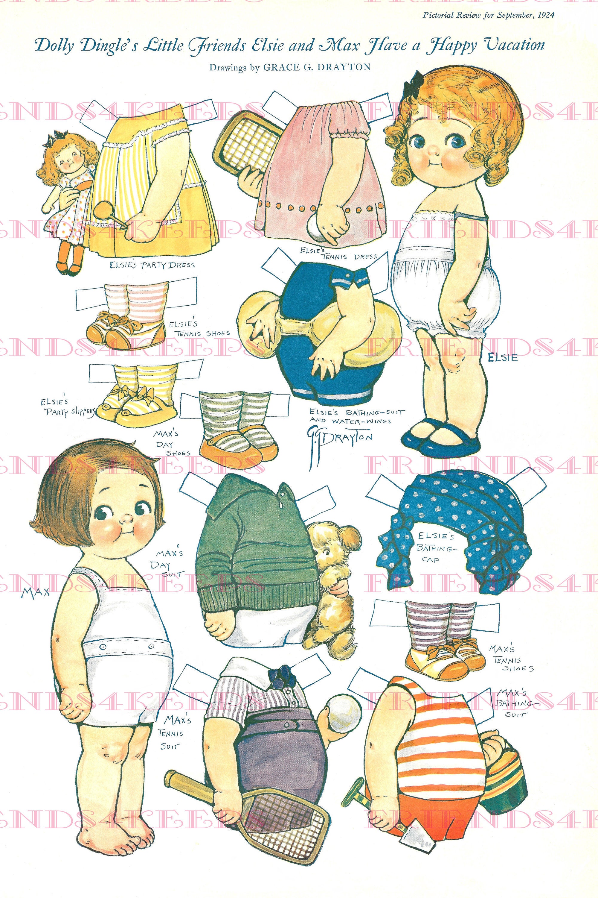 Dolly Dingle's FRIENDS VACATION Vintage Paper Doll Digital - Etsy Australia Dolly Dingle's FRIENDS VACATION Vintage Paper Doll Digital - Etsy Australia