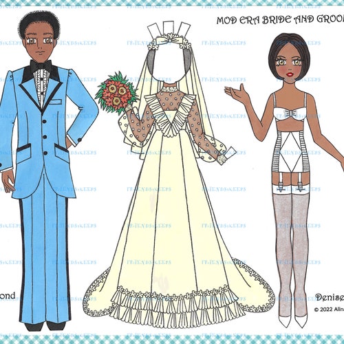 Printable Paper Dolls - Etsy