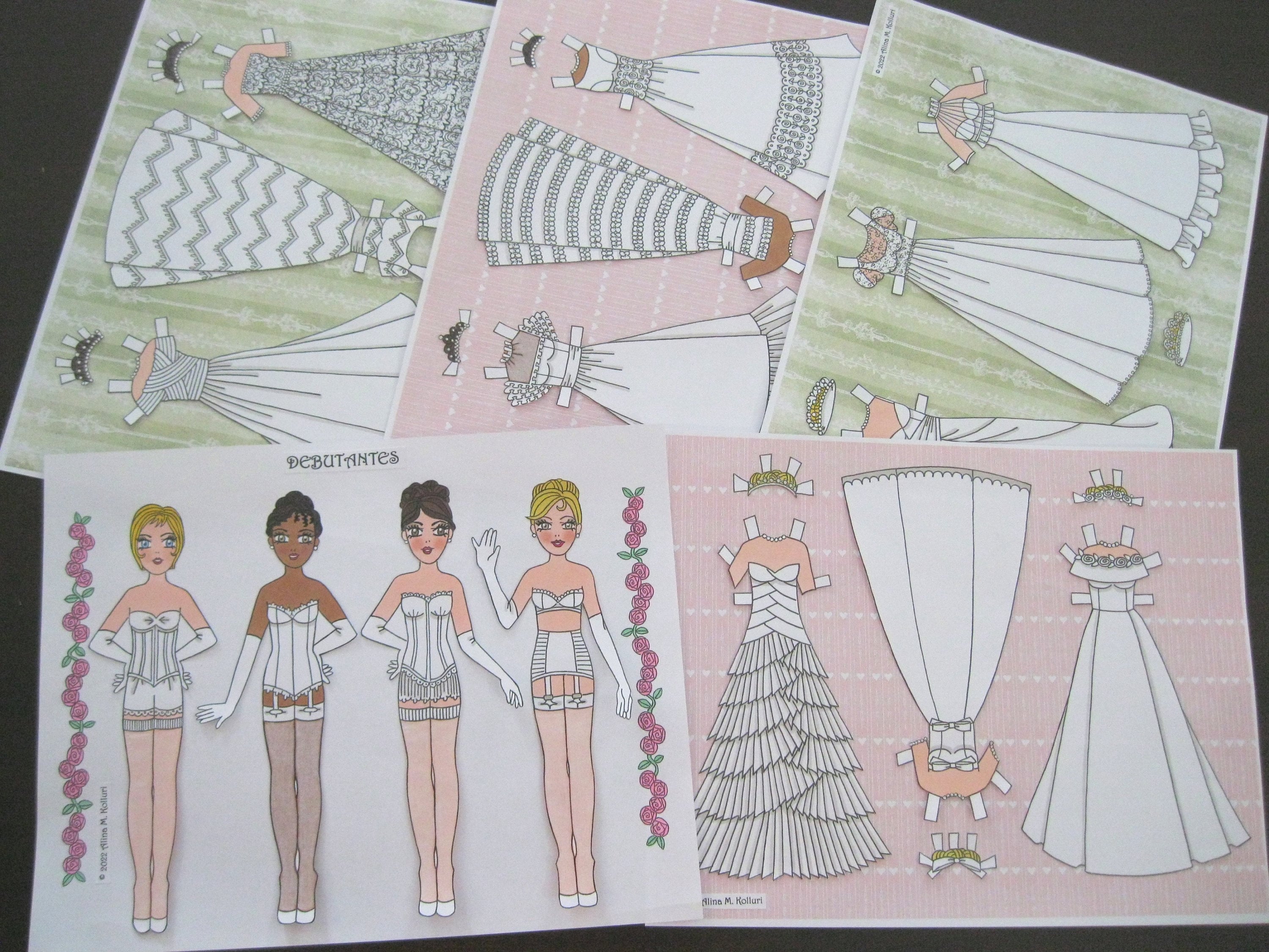 アート・デザイン・音楽 Klaudia Schiller 152 Paperdolls No. 266