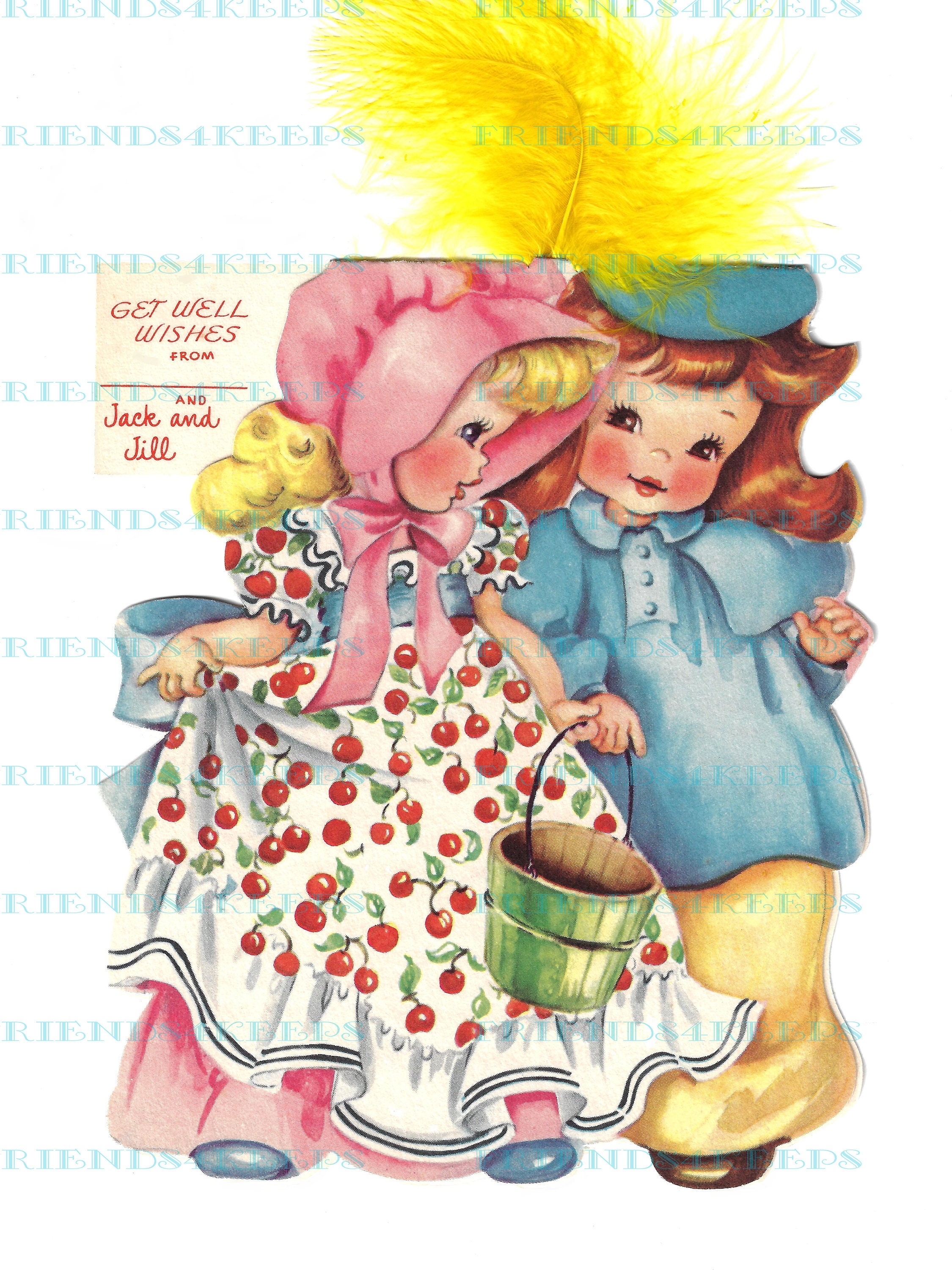23 Printable Vintage Children's VALENTINE'S DAY Cards Digital