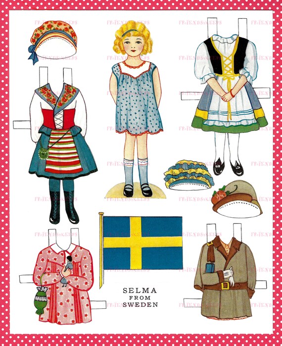 希少・美品】1935年アメリカの小さな絵本 お人形さん達のTEA