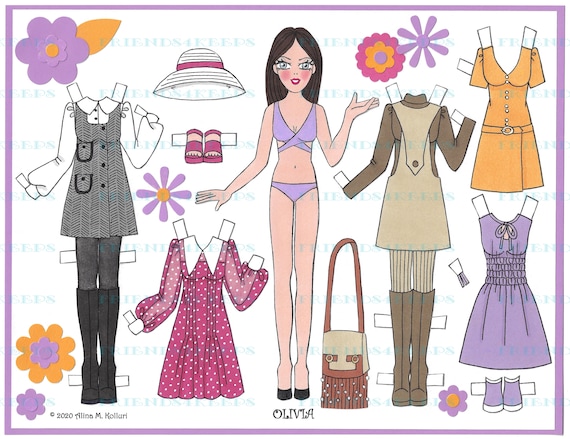 Printable MOD DOLLIES 