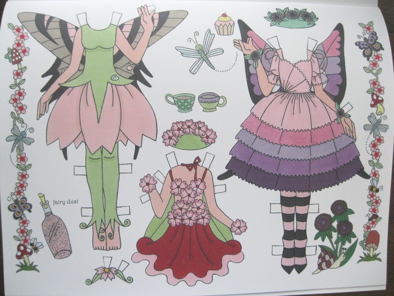 ENCHANTED Paper Dolls from the Land of Fairie by Alina Kolluri Etsy