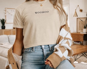 Crop Top | WOOHOO| Sum's Merch