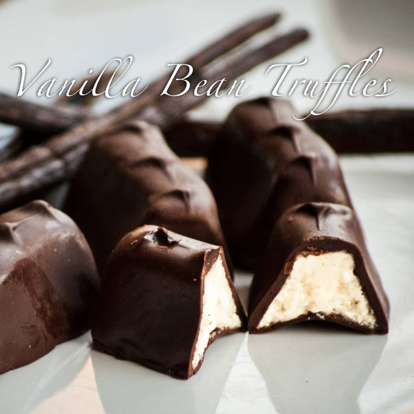 Vanilla BeanDark Chocolate Covered Cream Center Etsy
