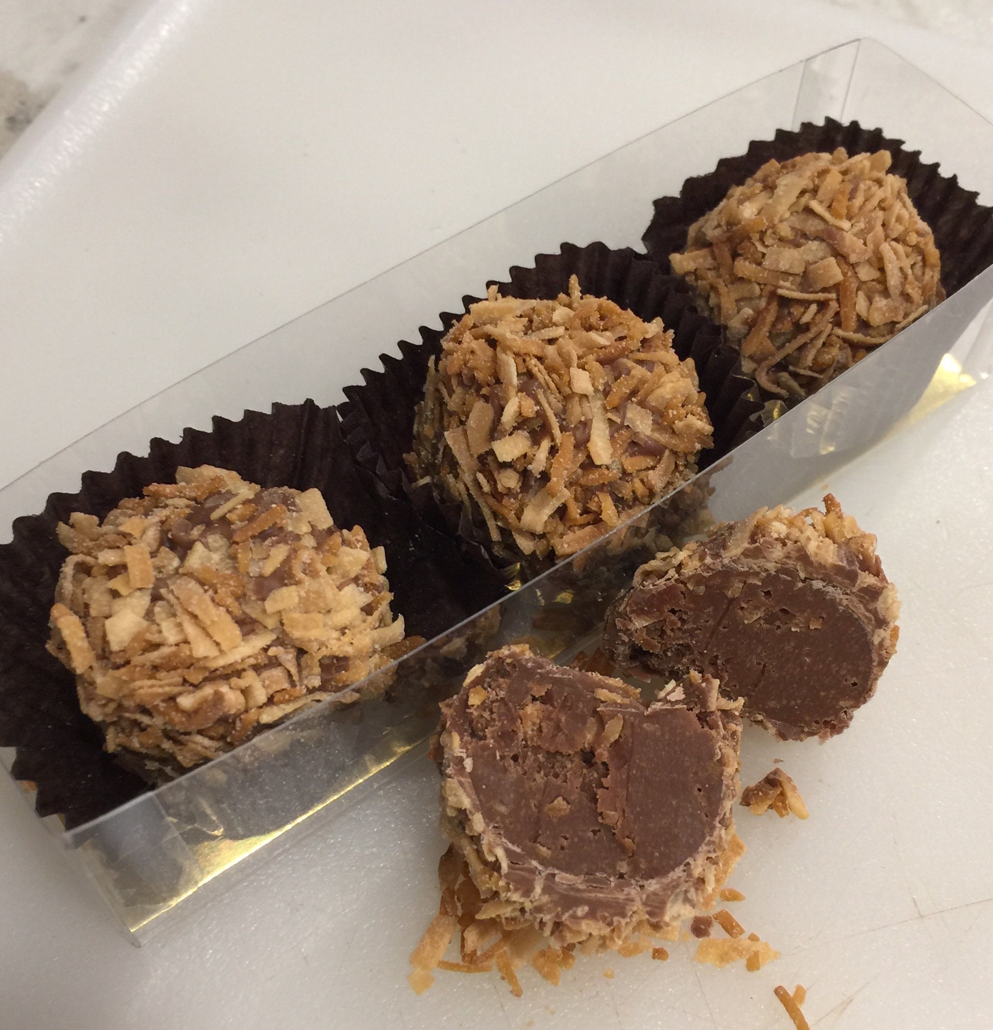 Coconut GanacheMilk Chocolate Ganache Etsy