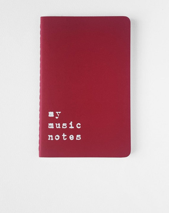 Music notebook Red MOLESKINE® notebook. For all music Etsy