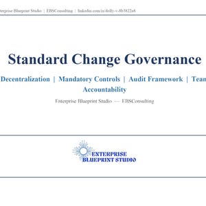Marco estándar de gobernanza de cambios / Manual de gestión de cambios de ITSM / Plantillas de auditoría y cuadro de mando del CAB (PDF)
