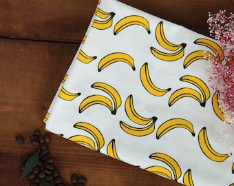 Bananbomullstyg - Vitt - Styckvis 82904