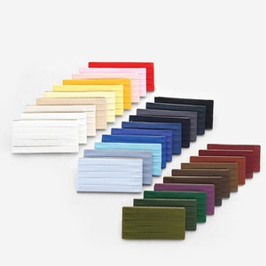 Folded Cotton Bias, Easy Bias, Sewing Notions, Trims in 30 Colors, 3 Yards, By the Pack /50527 image 1