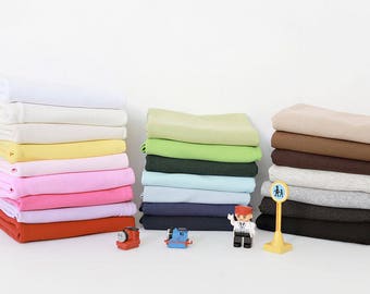 1x1 Rippen- und Bindinggewirr, von Half Yard - Wählen Sie aus 23 Farben